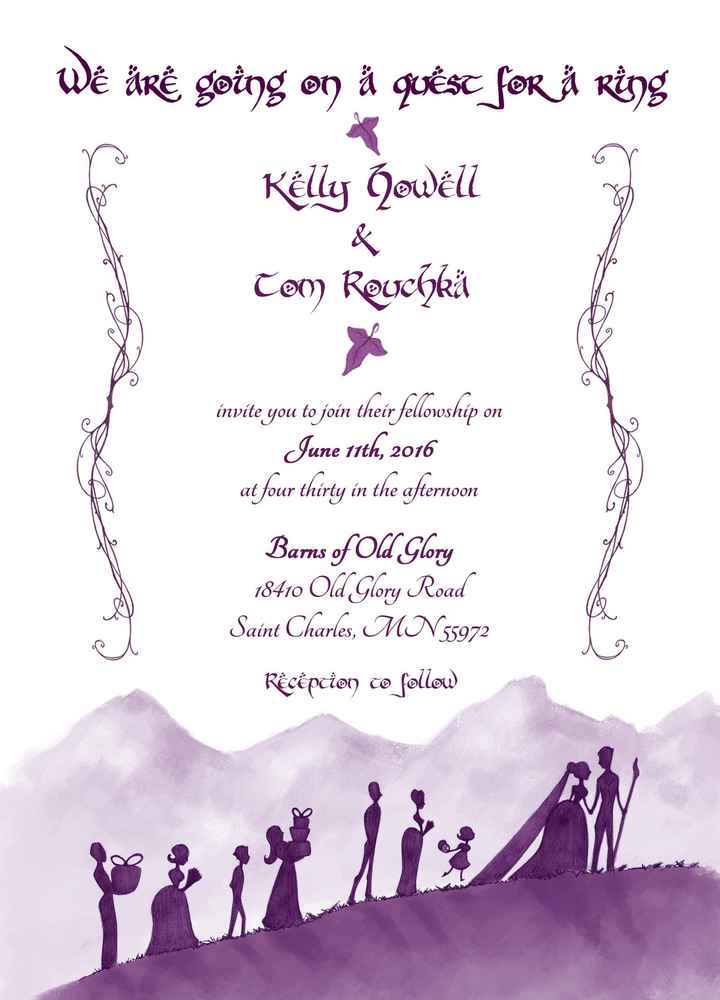 Let's see your wedding invites