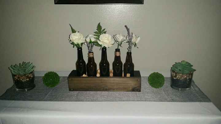 Updated centerpiece DIY