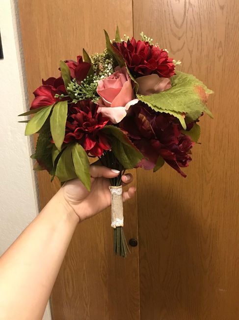 Has anyone diy bouquet? If so post pictures :) - 1