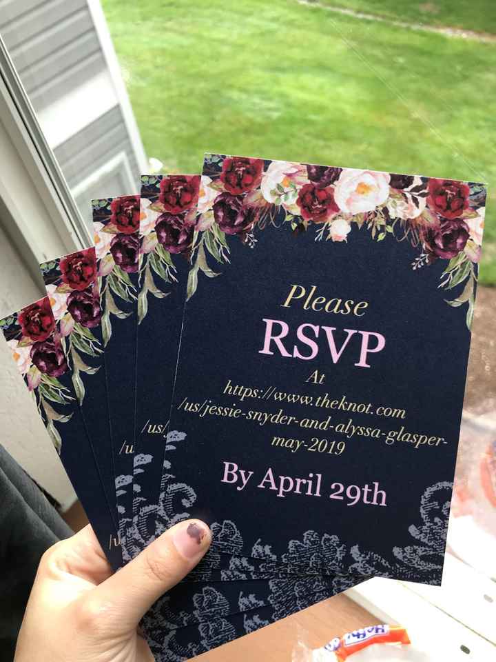 How much did you spend on invitations? - 2