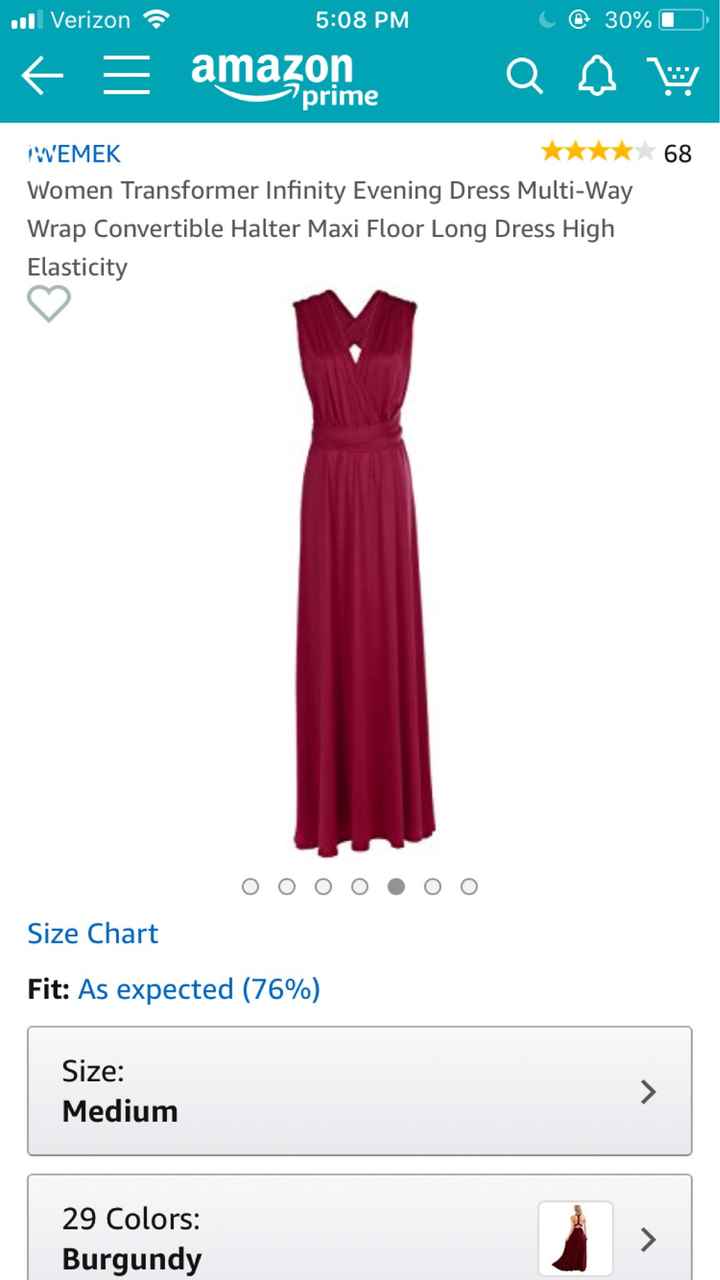 Bridesmaid Dress cost - 1