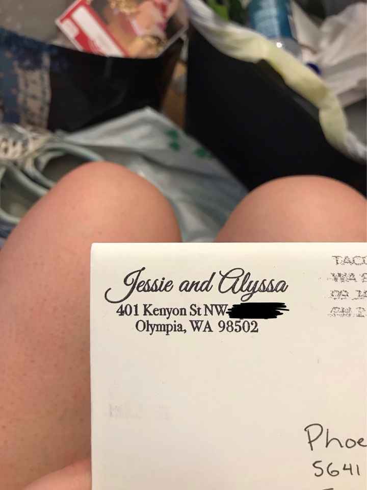 Address label or stamp - 1