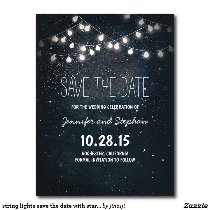 Save the Dates are postcards! What do I write on them?