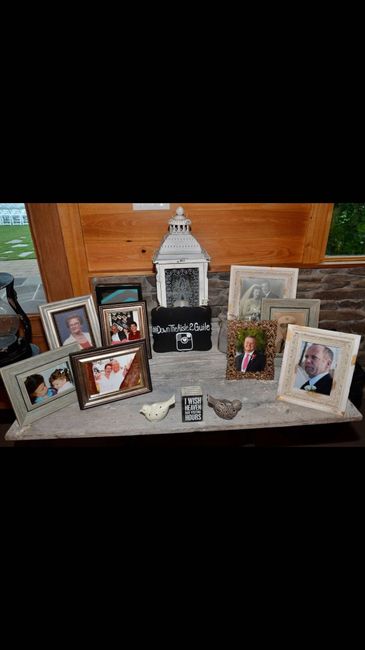 In memory of table
