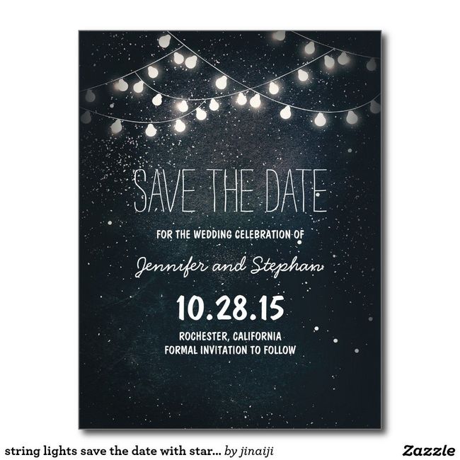 Save the Dates are postcards! What do I write on them?