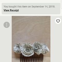 Got my wedding day hairpiece!! - 1