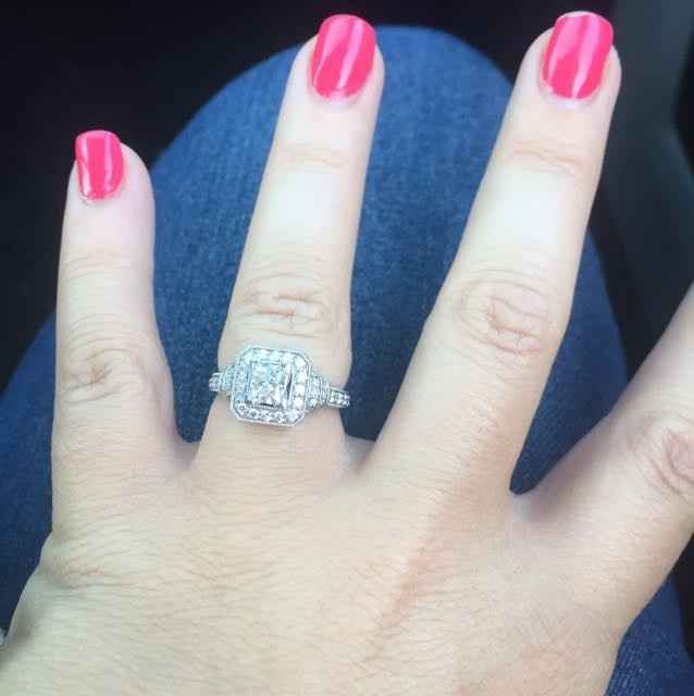 Let's see those rings! And for the Mrs lets see the bands with it ! I LOVE seeing everyone's bling:)