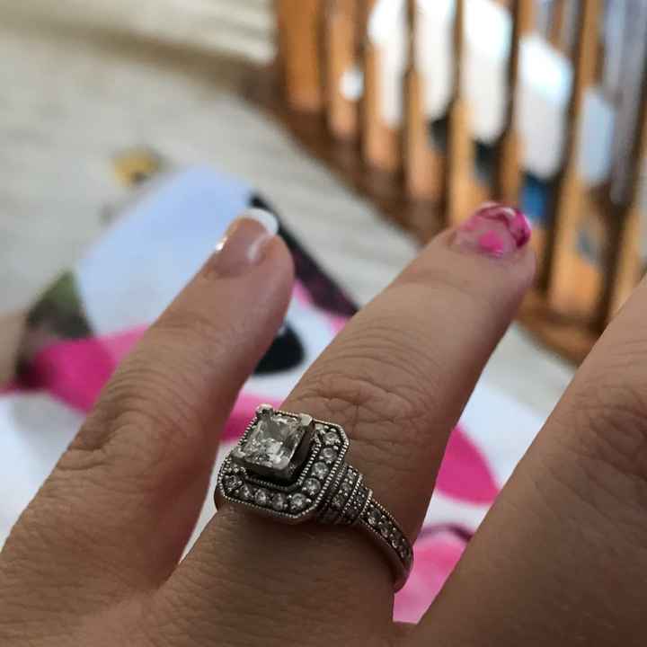 Lets see those beautiful engagement rings