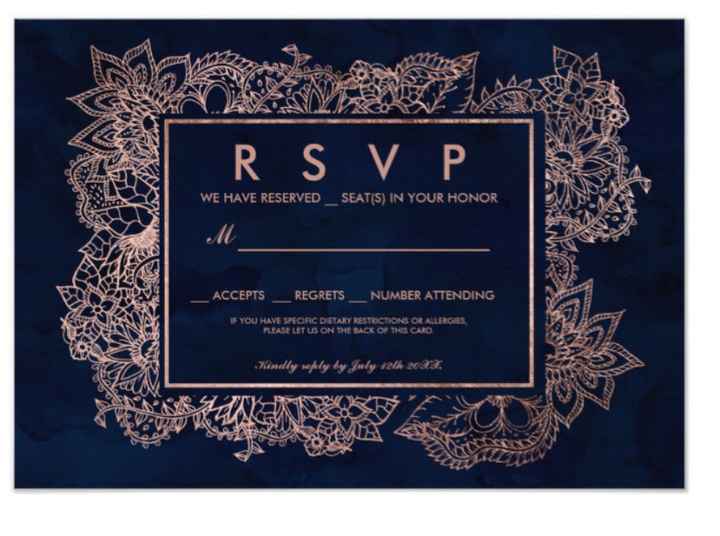 RSVP card critique