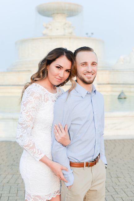 What did your fiance wear for engagement photos?