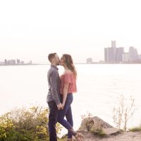 What did your fiance wear for engagement photos?