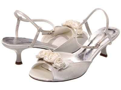 Do you know of low-heel peep toe shoes in ivory? Help!