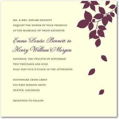 Invitation help!