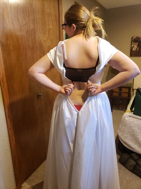 Redo on moms dress - 4