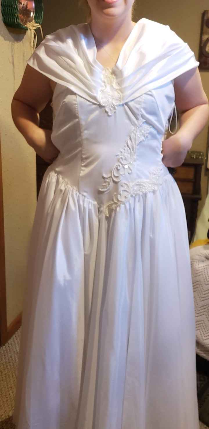 Redo on moms dress - 2