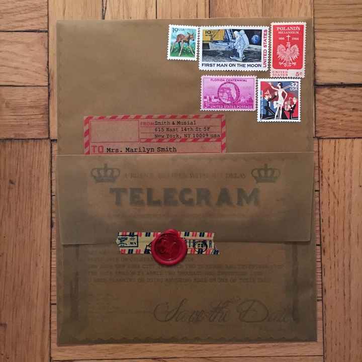 I sent out our save the dates! Share your photos!