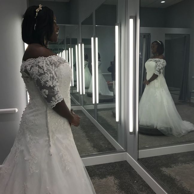 Let's show off our dresses.