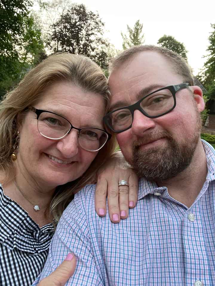 Proposing. Just the two of us or with her family there? - 1