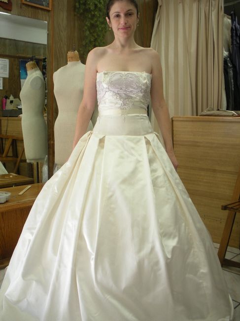 front part of dress