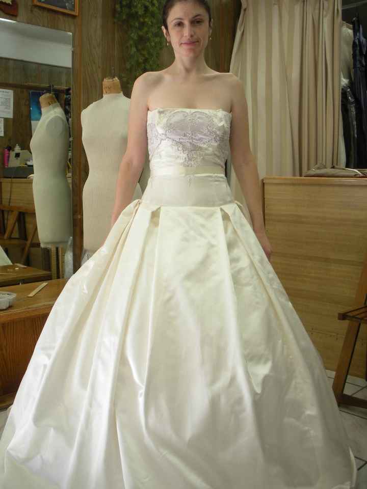 front part of dress