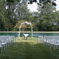White folding chairs or chair covers