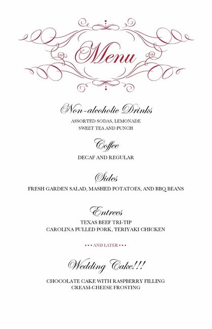 DIY Dinner Menu?
