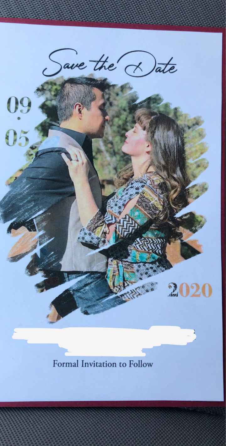 Save the dates - 1
