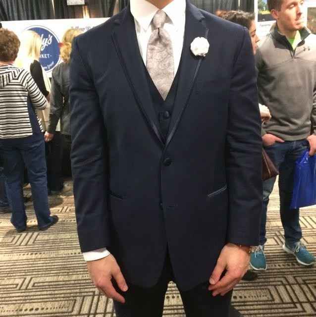 Navy tuxedo?