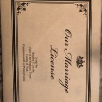 Marriage License - Check!!!✔️ - 1