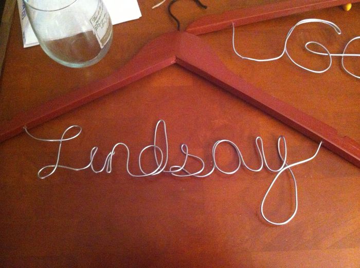 My gift DIY - hangers!