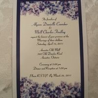 What does your invitation say