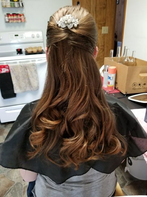 Half Up Wedding Hair Pictures - 1