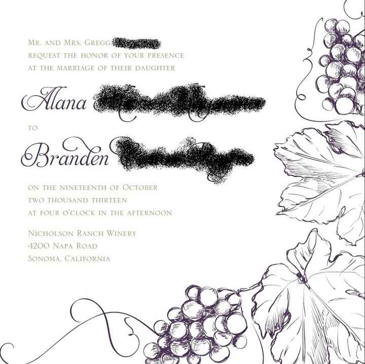 Invitation Help! *Pics of Proofs* (again)