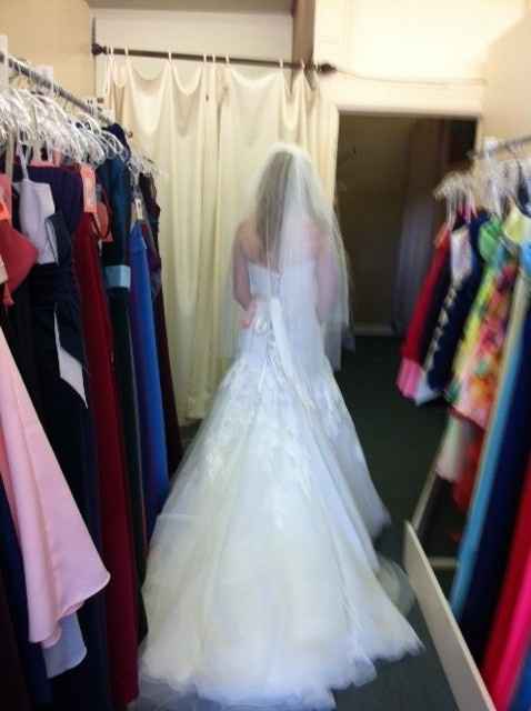 ATTENTION all brides w/a lace fit and flare gown