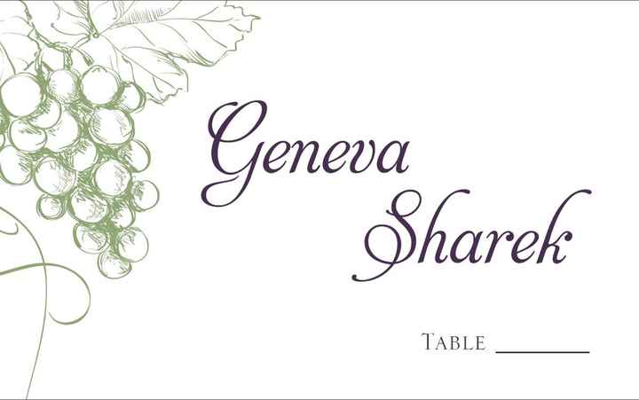 Which place card do you like better? *PICS*