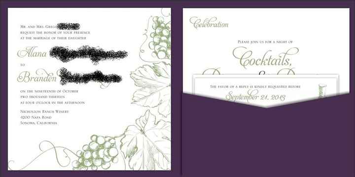 Invitation Comparison (last one I promise). Please vote! *Pics*