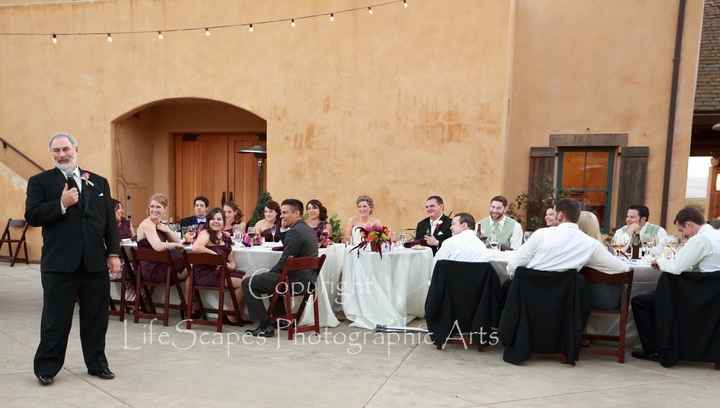 Another option for head table/sweetheart table