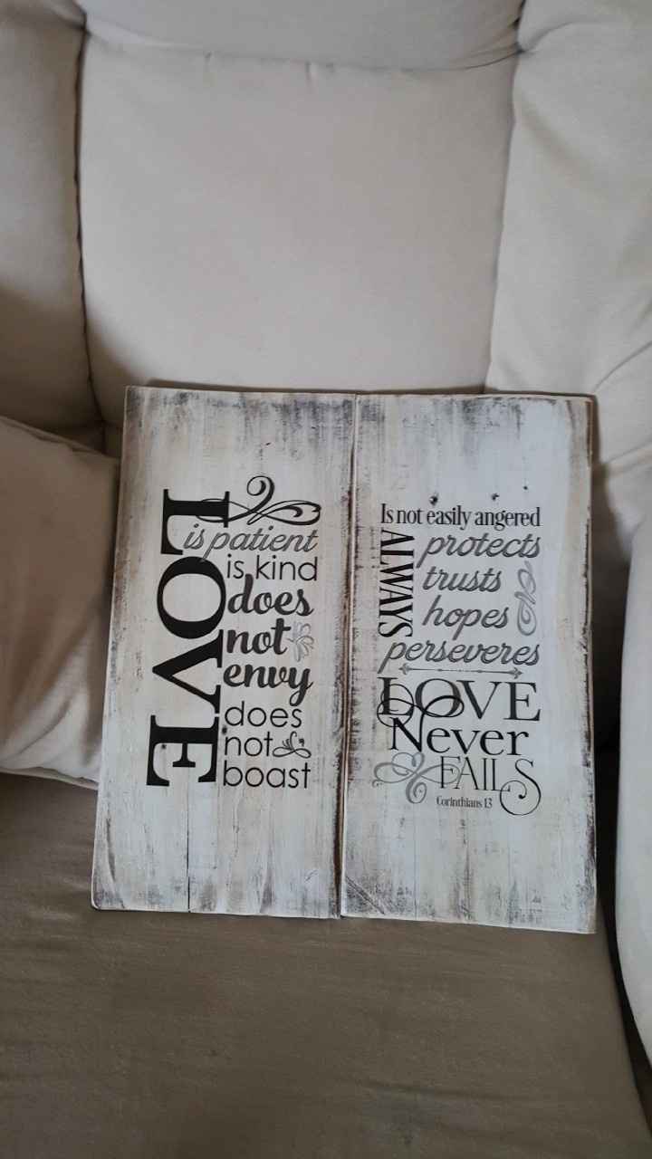 Let me see your wedding signs!