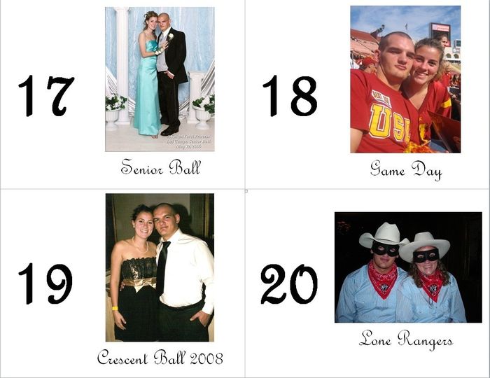 My Table Numbers! *Pics*