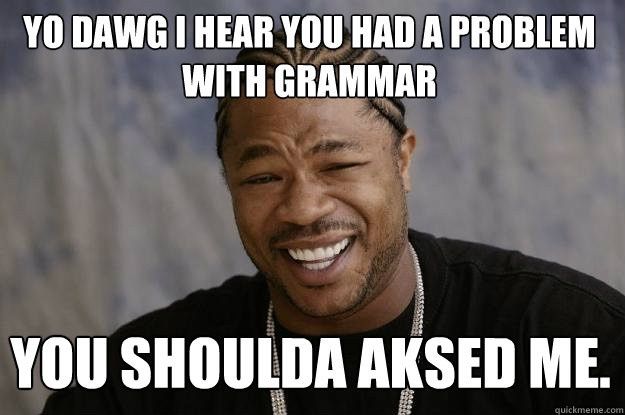 All I hear (or read) today is...