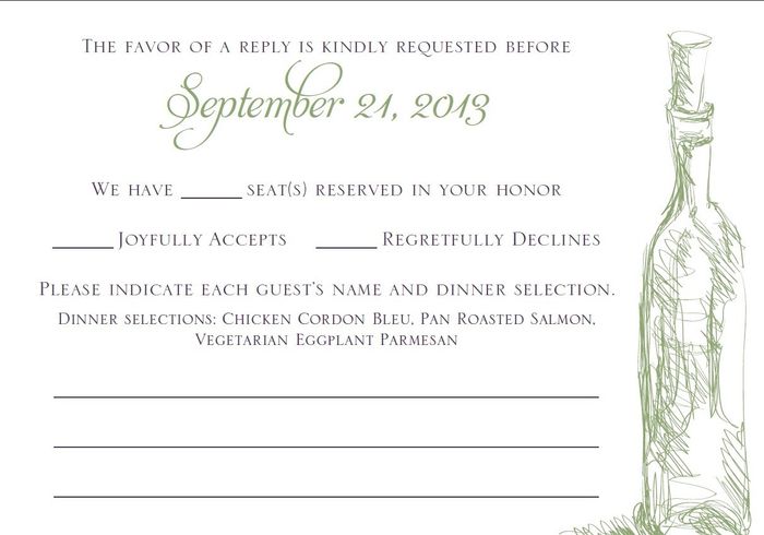 RSVP Cards