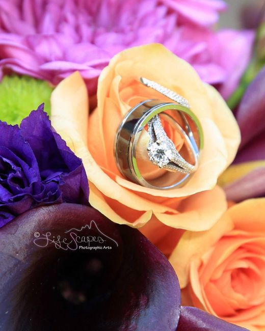Show them off! Wedding sets