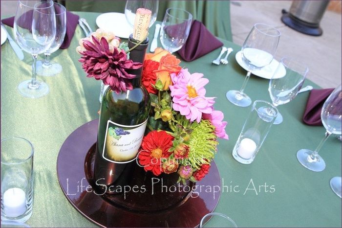 Wine bottles for DIY centerpieces?