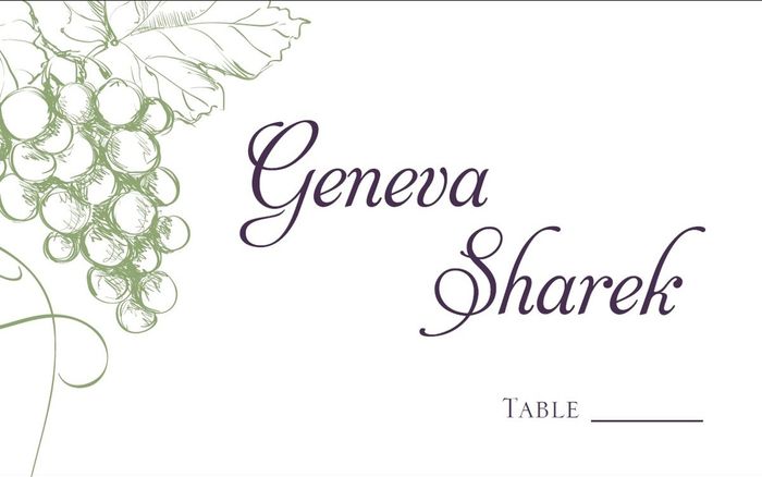 Which place card do you like better? *PICS*