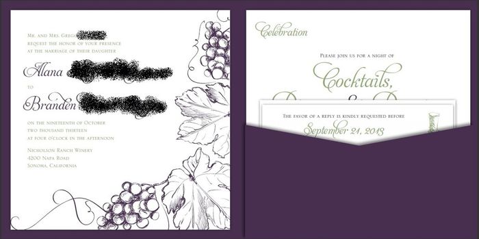 Invitation Help! *Pics of Proofs* (again)