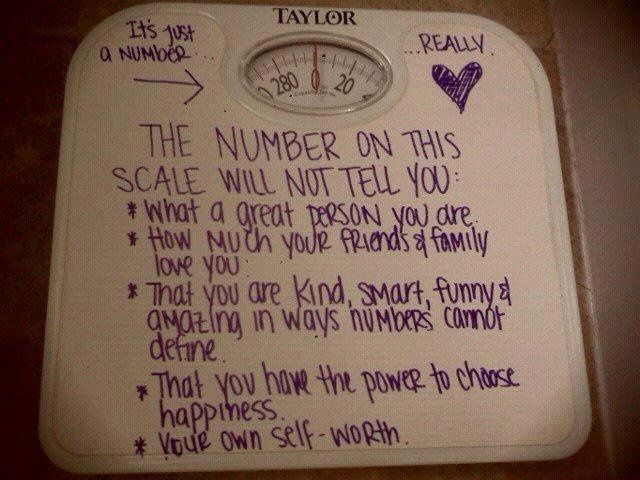 For those of you trying to lose weight, I thought I'd share this