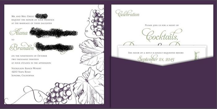Invitation Comparison (last one I promise). Please vote! *Pics*