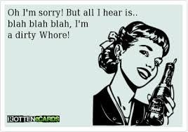 All I hear (or read) today is...