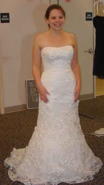 I said YES TO THE DRESS!!! PIC!