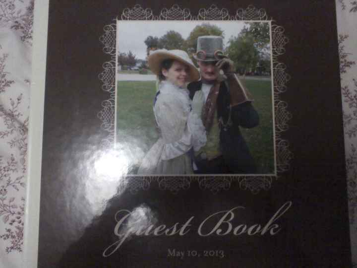 Guest book is in! PICS